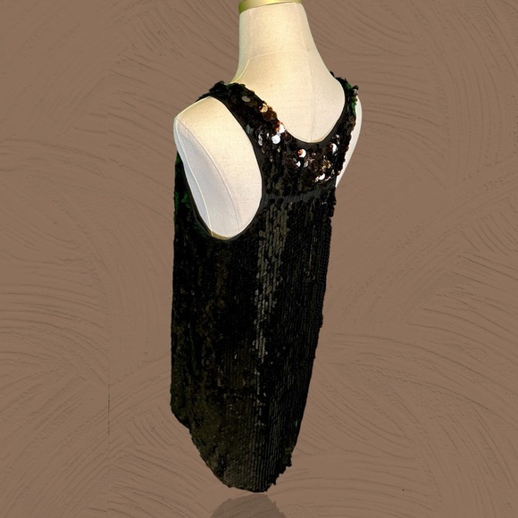 NWT Diane Von Furstenberg ‘Pellina Pialette’ Brown Tortoise Sequin Sheath Dress - Picture 8 of 16